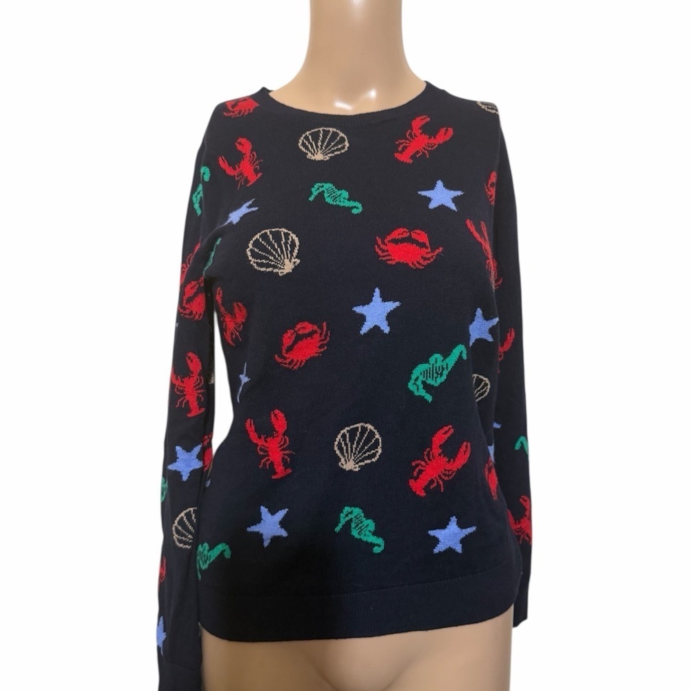 Talbots crab sweater